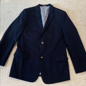 Tommy Hilfiger Navy Blue Big Boys Suit Jacket